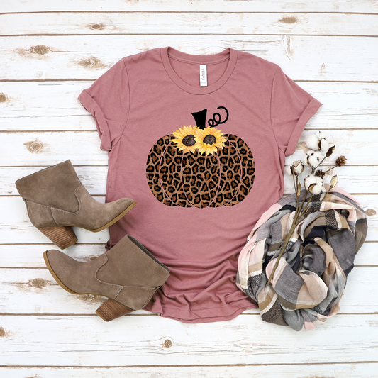 Leopard Pumpkin Graphic Tee