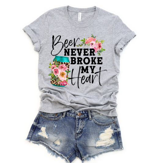 Beer Never Broke My Heart Graphic Tee