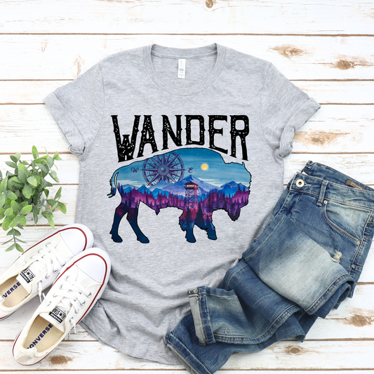 Wander Bull Compass Graphic Tee