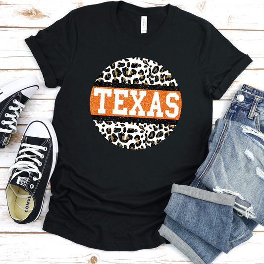 Texas Leopard Graphic Tee