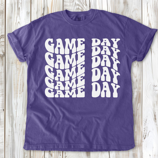 Game Day Purple Comfort Colors Graphic Tee