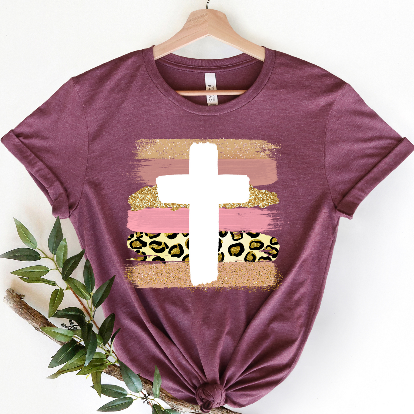 Cross Leopard Graphic Tee