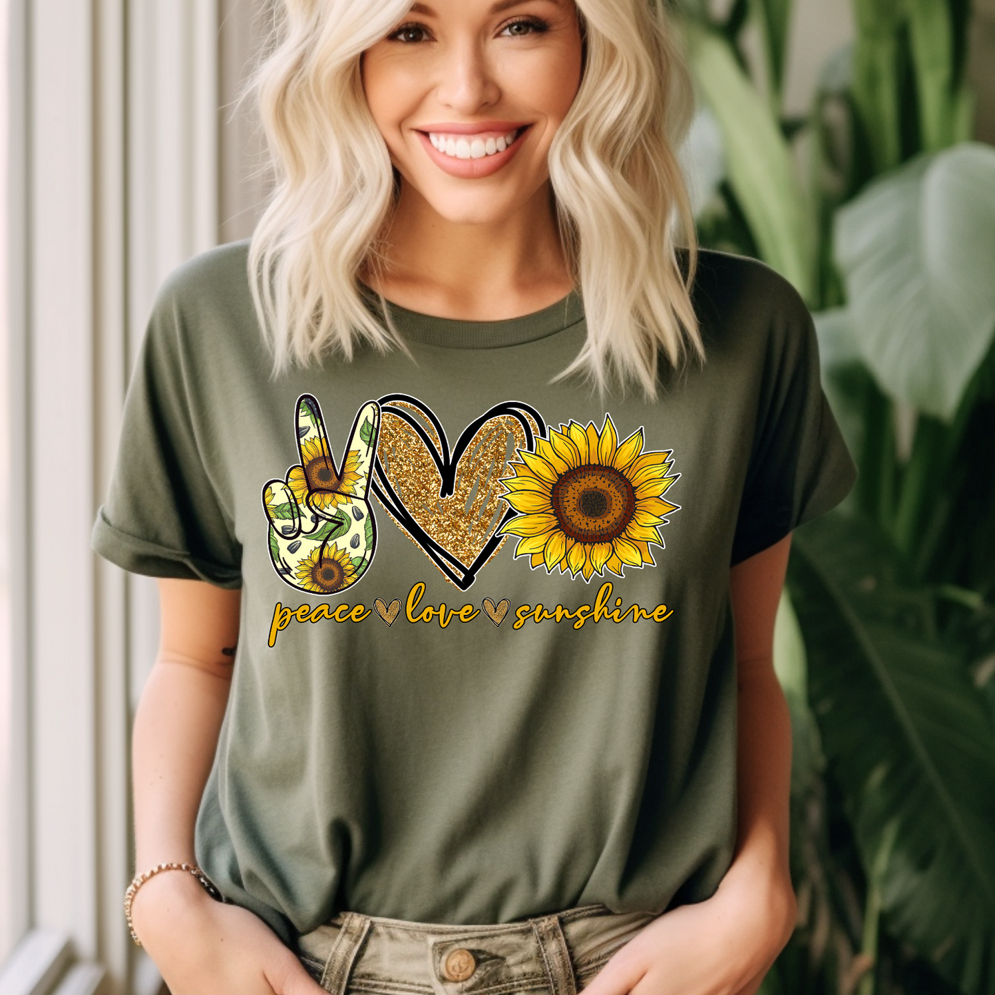 Peace Love Sunshine Graphic Tee