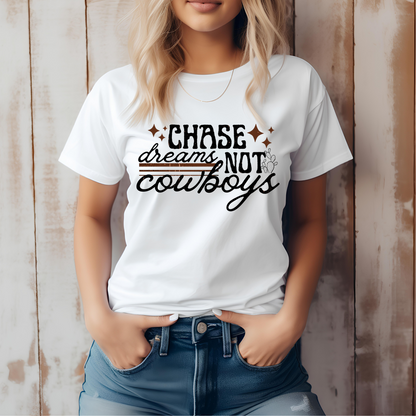 Chase Dreams Not Cowboys Graphic Tee