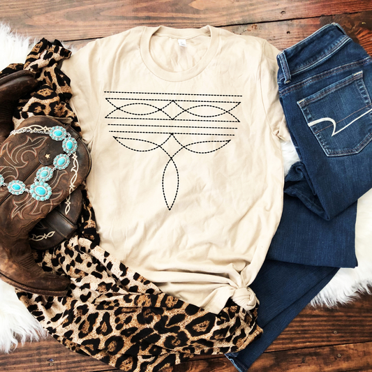 Boot Stitch Graphic Tee