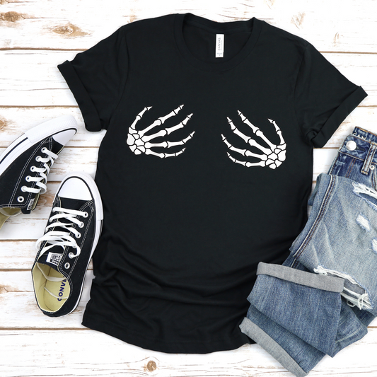 Skeleton Hands Graphic Tee