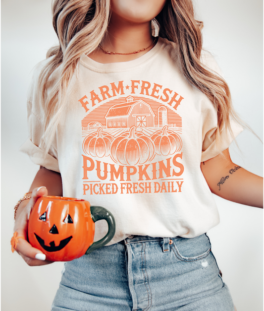 farm Fresh Pumpkin CC Graphic Tee