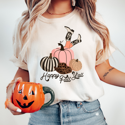 Howdy Fall Cowgirl CC Graphic Tee