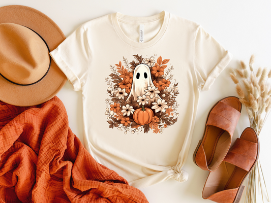 Fall Ghost Halloween Tee