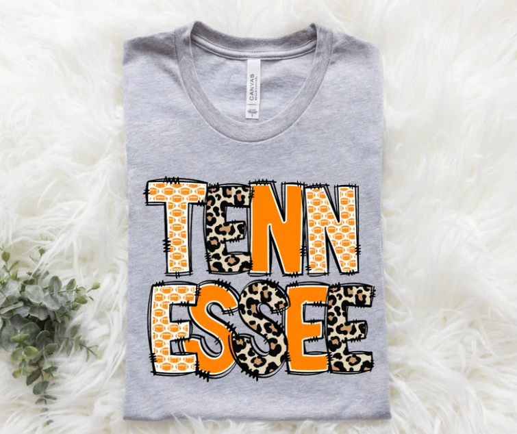 Tennessee Leopard Graphic Tee