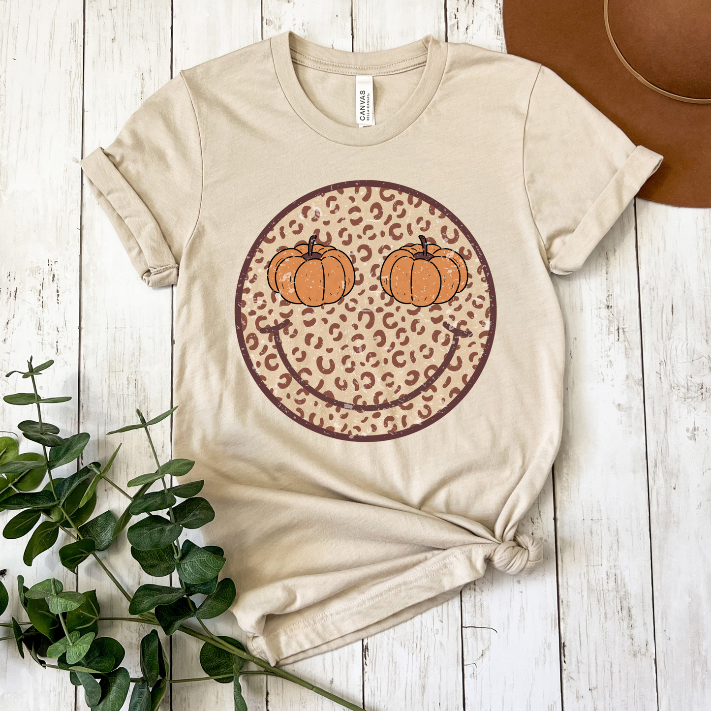 Pumpkin Smiley Leopard