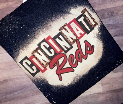 Cincinnati Reds Bleached Tee