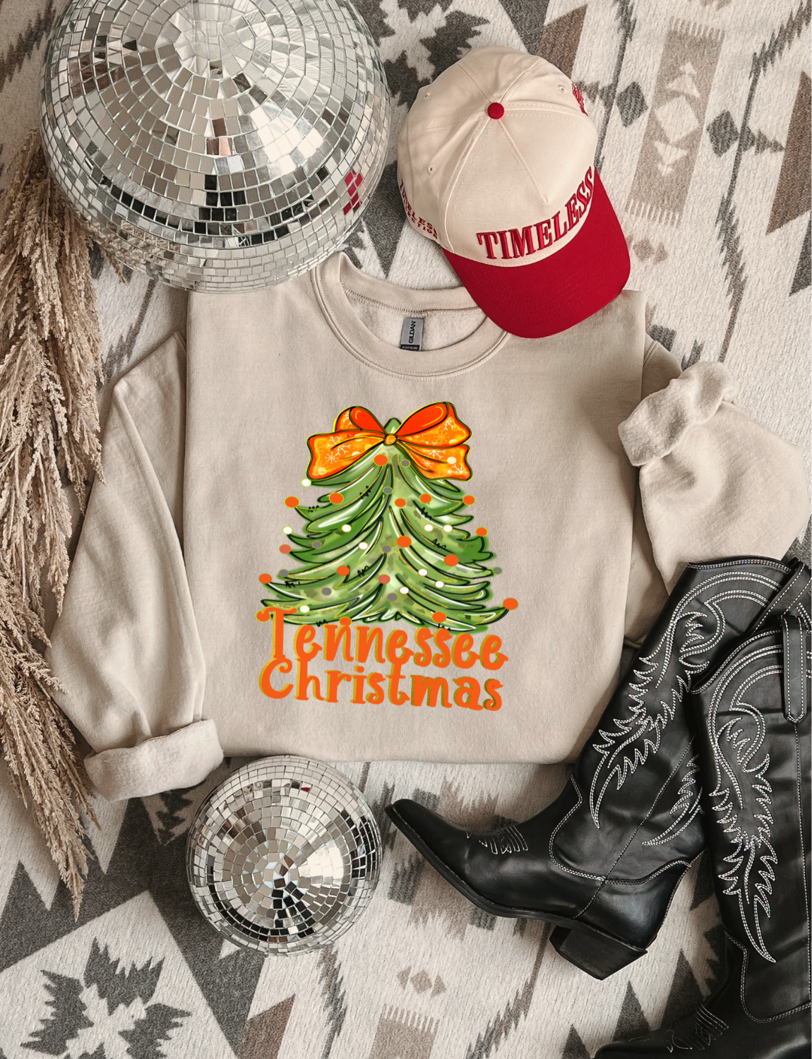 Tennessee Tree Christmas Sweatshirt