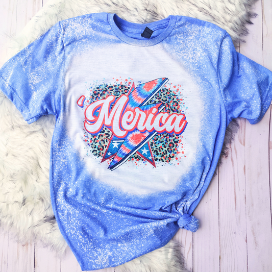 Merica Bleached Tee