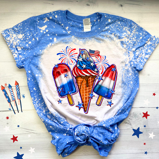 Icecreams July 4th Bleached