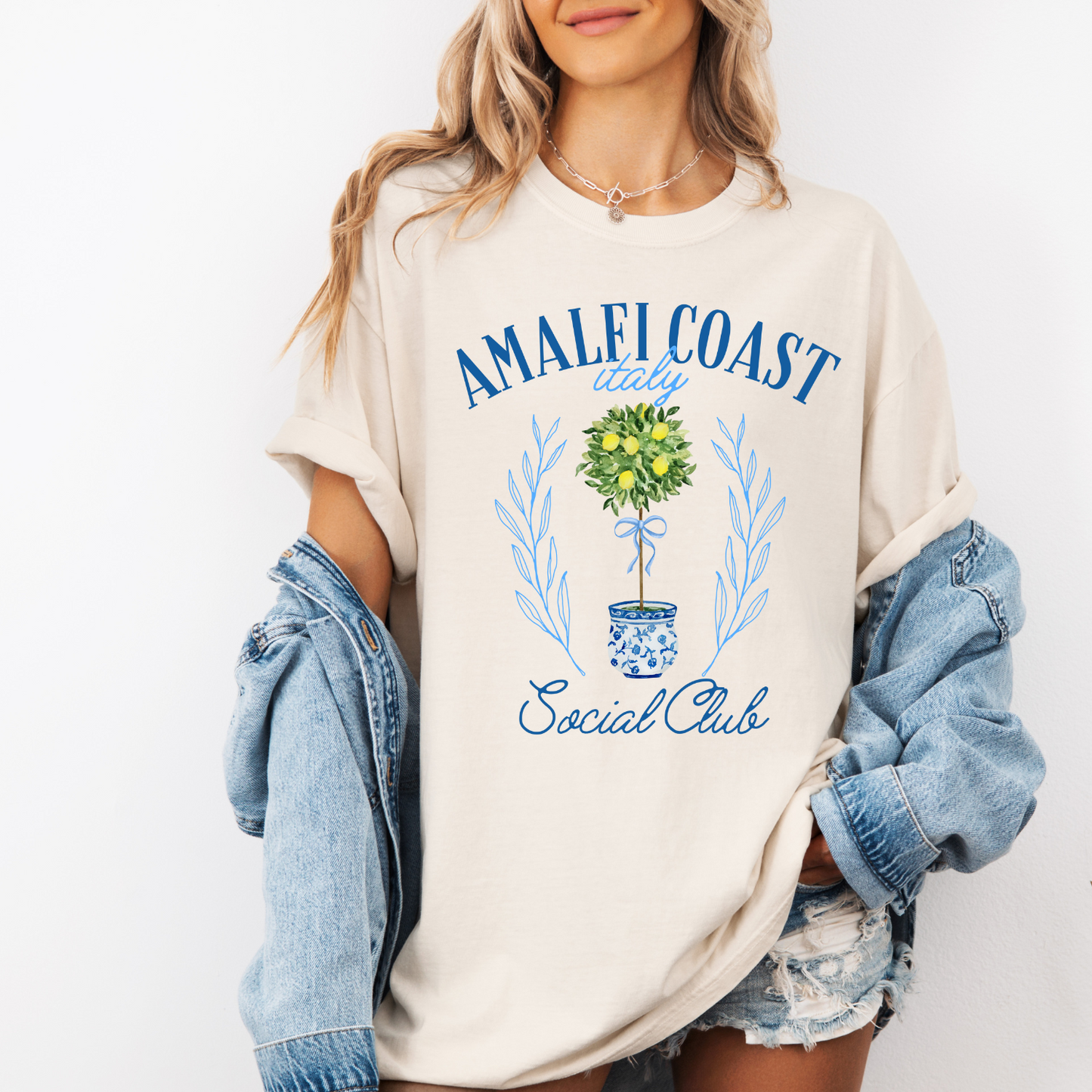 Amalfi Coast Italy Social Club CC Tee