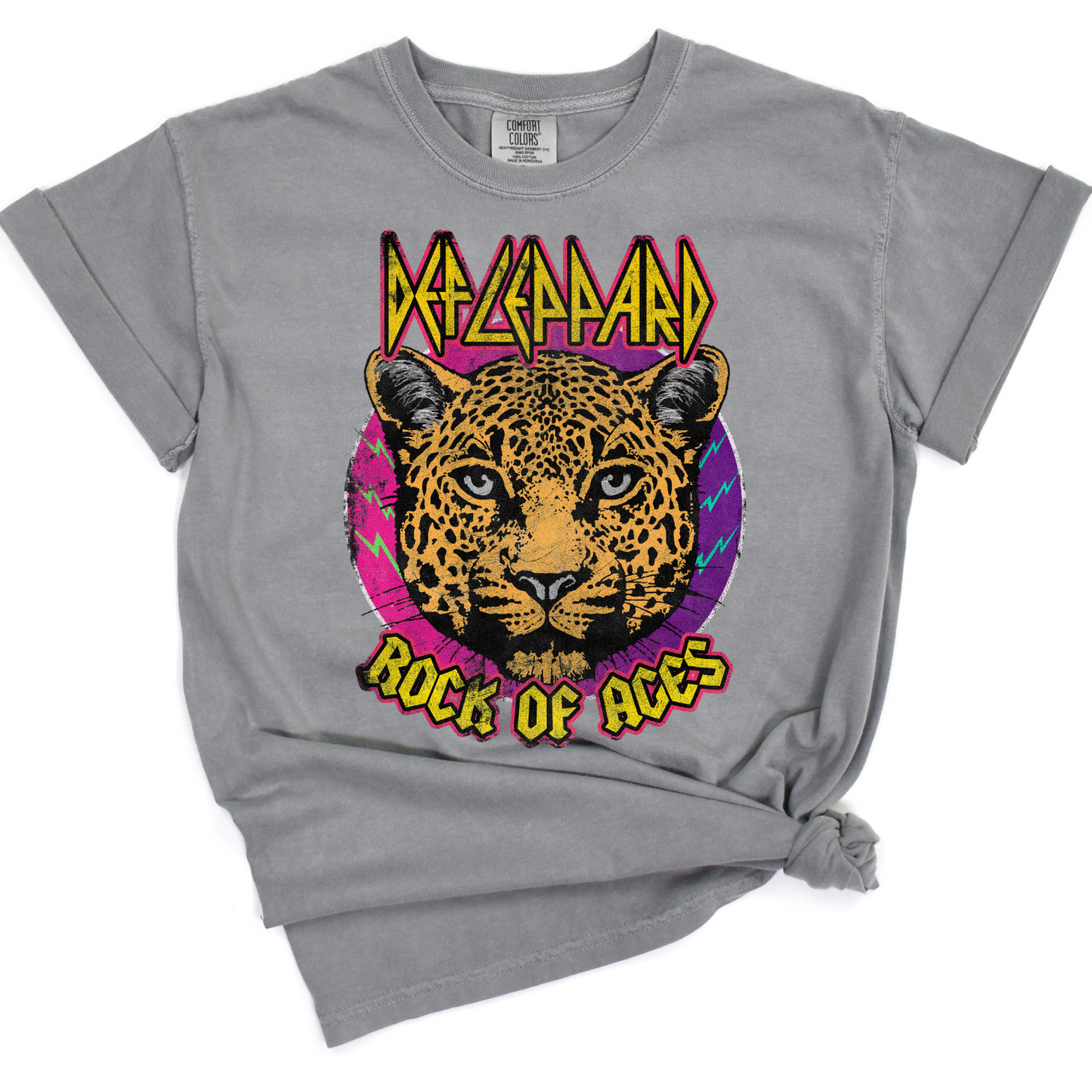 Def Leppard Tiger Grey CC Tee