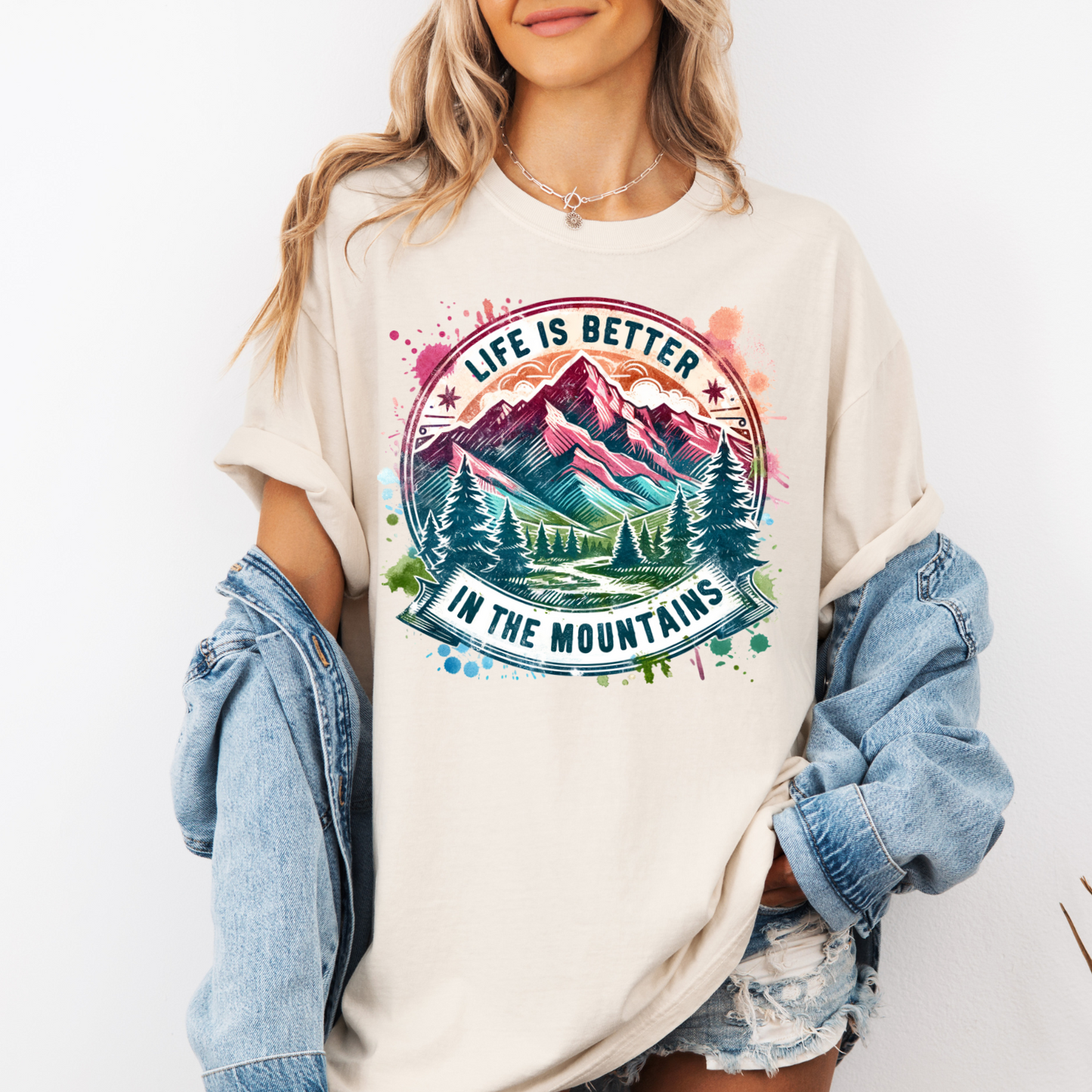 Life is Better in the Mountains CC Tshirt