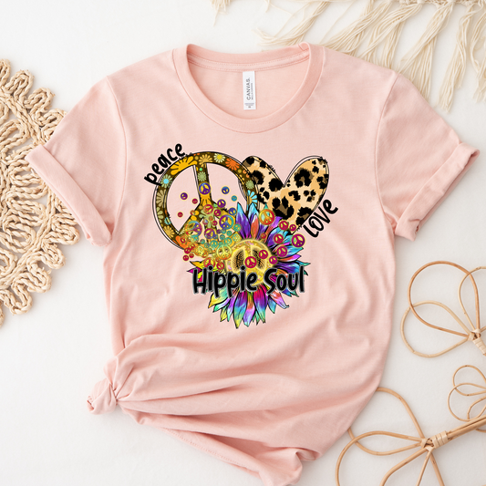 Peace Love Hippie Soul Graphic Tee