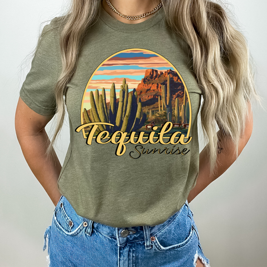 Tequila Sunrise Graphic Tee