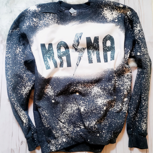 MAMA Rocker Sweatshirt Bleached