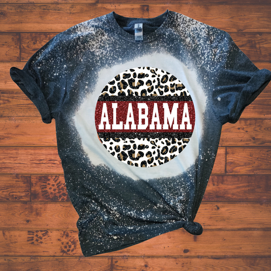 Alabama State Bleached Tee