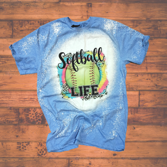 Softball Life Blue