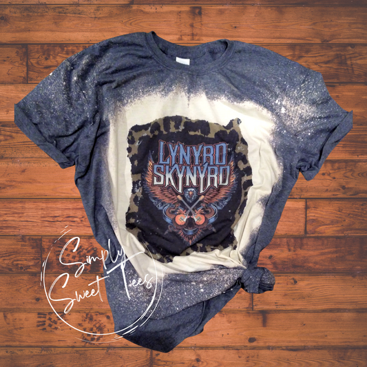 Lynyrd Skynyrd Bleached Dark Navy