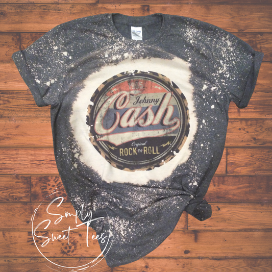 Johnny Cash Bleached Dark Grey